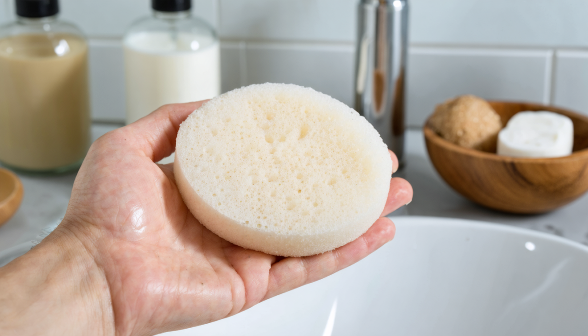 découvrez comment l'éponge konjac fonctionne et profitez de ses bienfaits pour une peau douce, purifiée et éclatante grâce à ce gommage naturel et écologique.